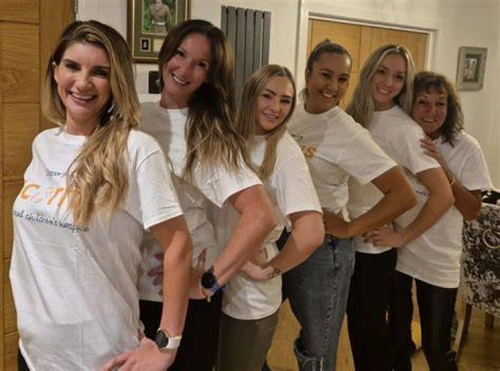 Aimee with her friends
