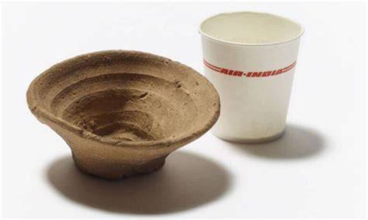 Ancient Minoan Disposable Clay Cup