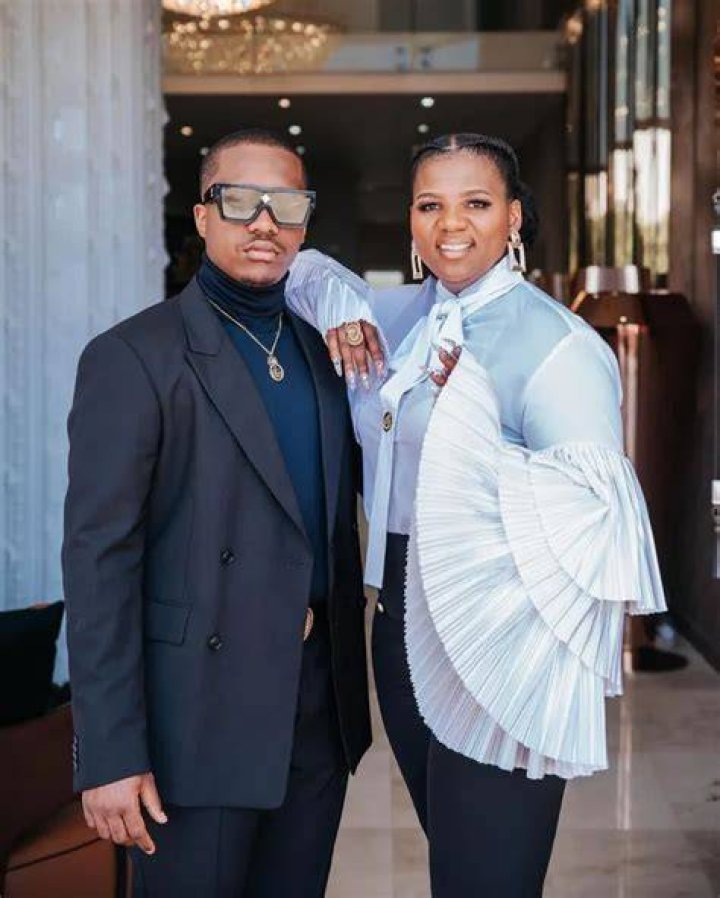 Andile and his mother Shauwn Mkhize