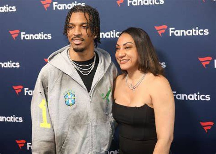 Andre and his mother Regina Lamoglia.