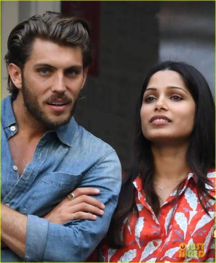 Cory Tran and Freida Pinto in their luxury house