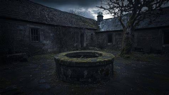Courtyard Of Haunted Irish Estate