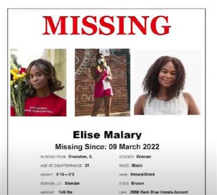 Elise Malary Missing Details