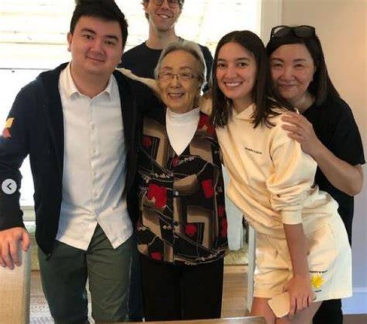 Emily Mariko with her family