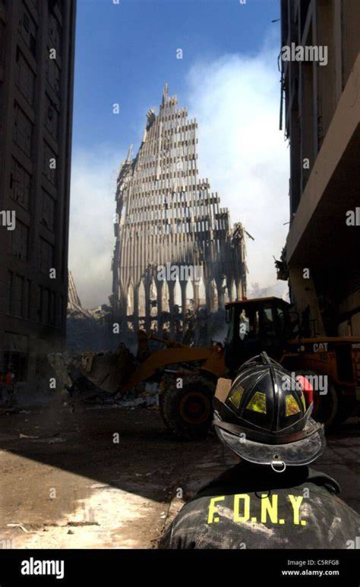Fireman At The World Trade Center