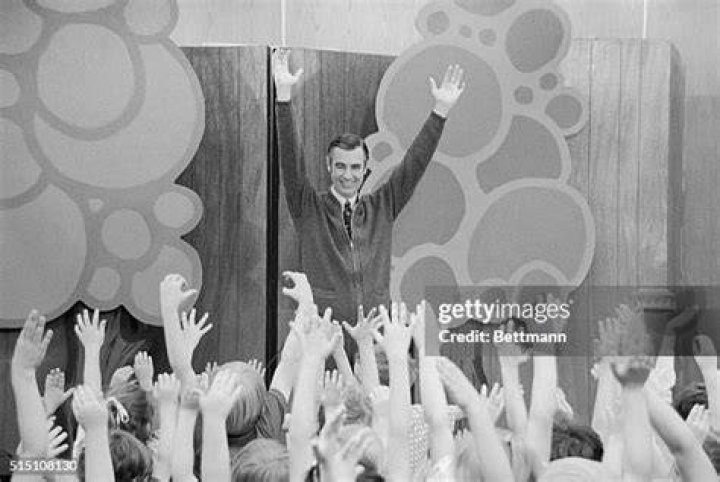 Fred Rogers Entertains Children