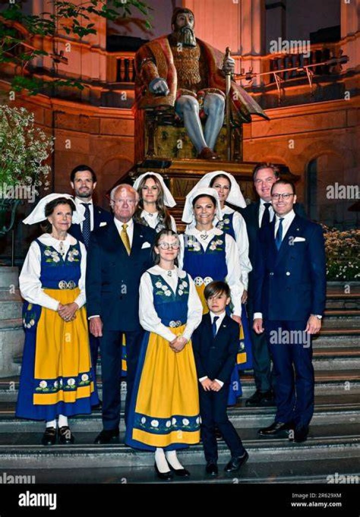 Front View Of Swedish Prince Carl-Philip Bernadotte And His Wife Princess Sofia
