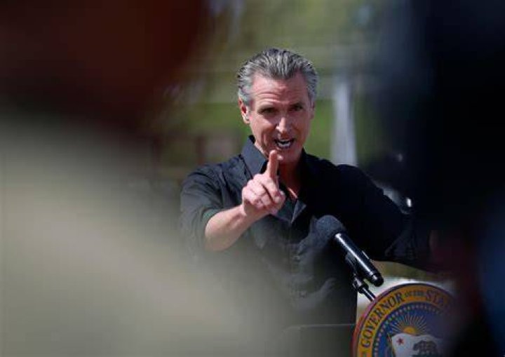 Gavin Newsom Giving Speech