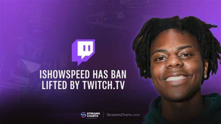 IShowSpeed Unbanned By Twitch