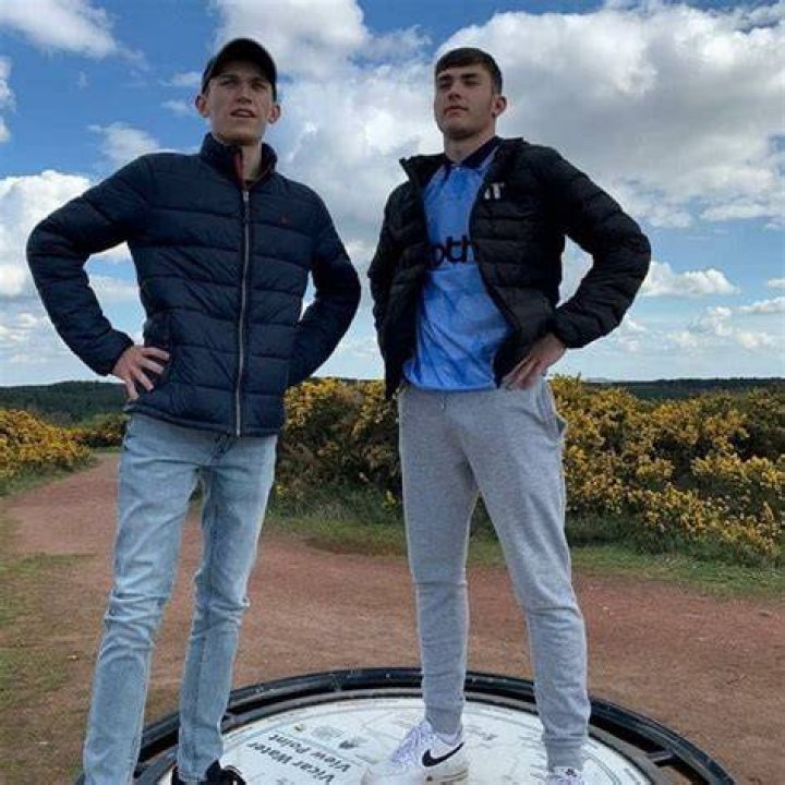 Jack Manifold with his brother