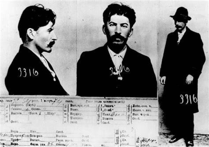 Joseph Stalin Colorized Mugshot