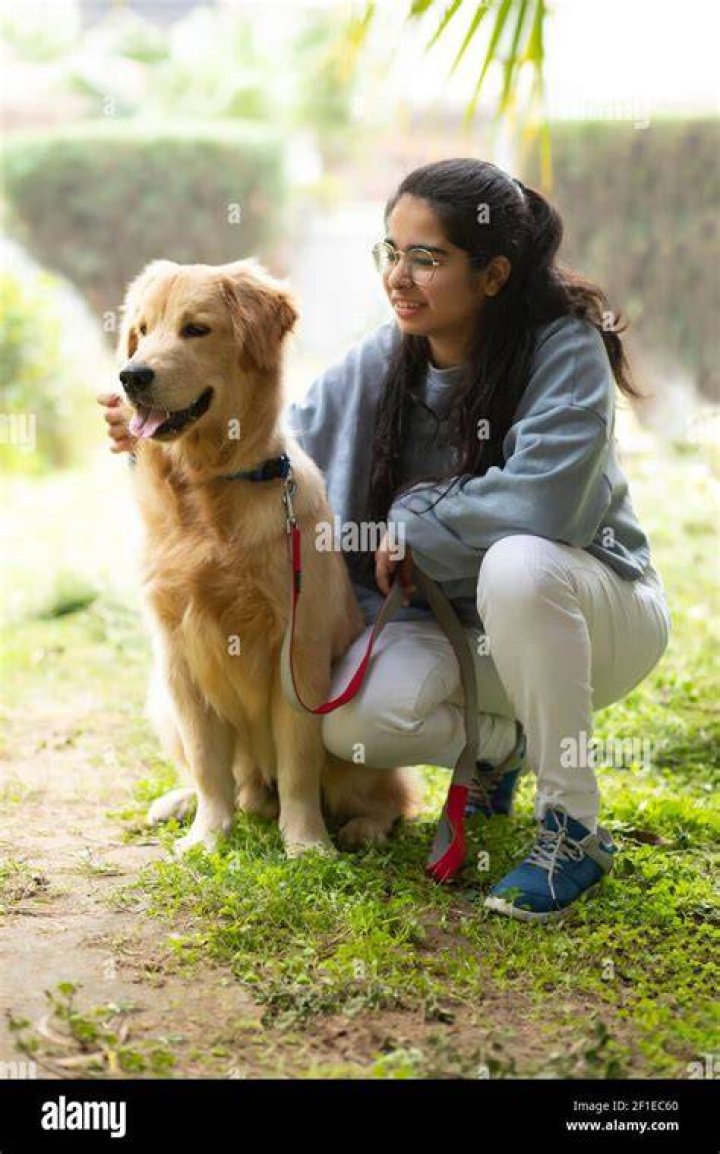 Kamila and her pet dog Leva