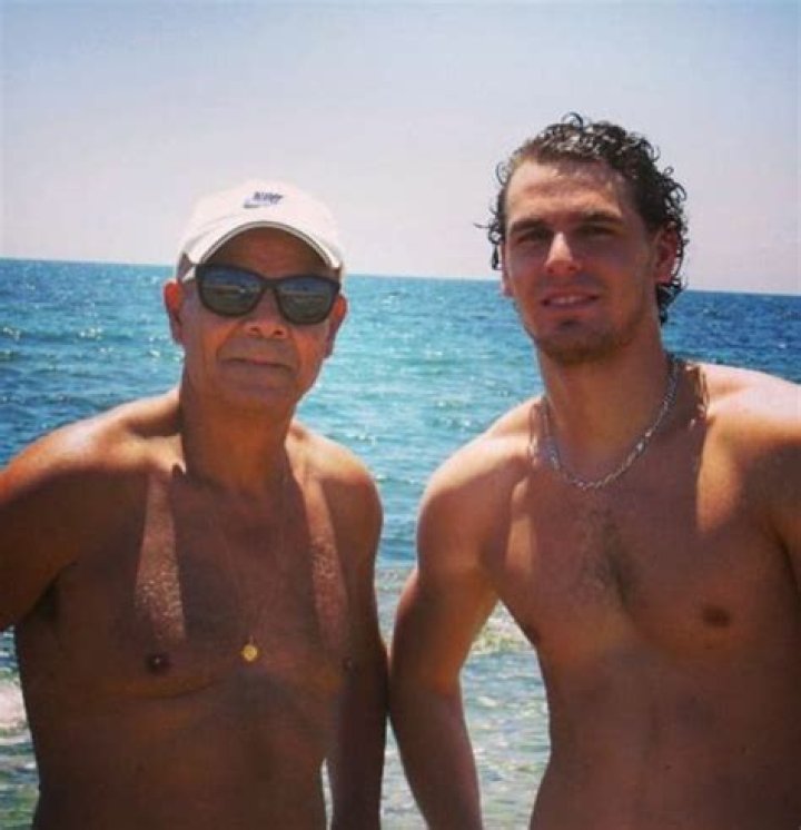 Karim Kamoun with his dad