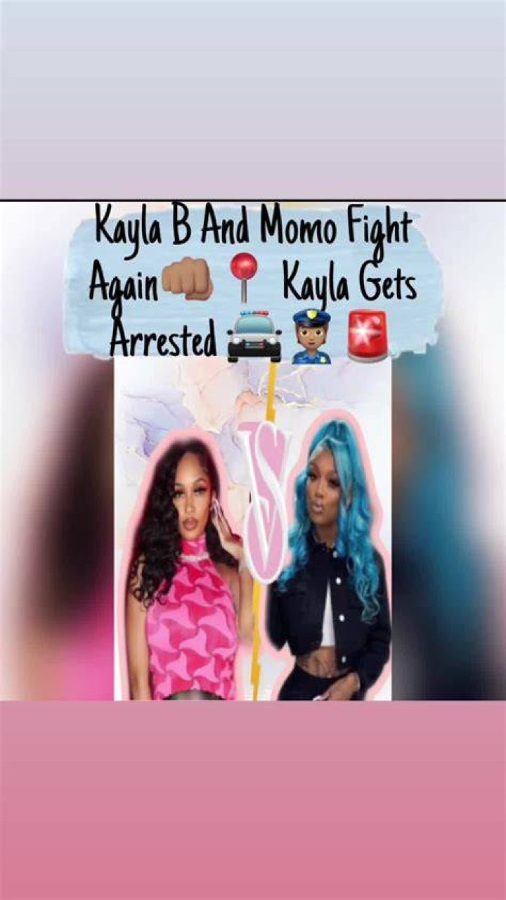 Kayla B and MoMo fight