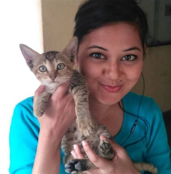 Ketaki and her pet dog