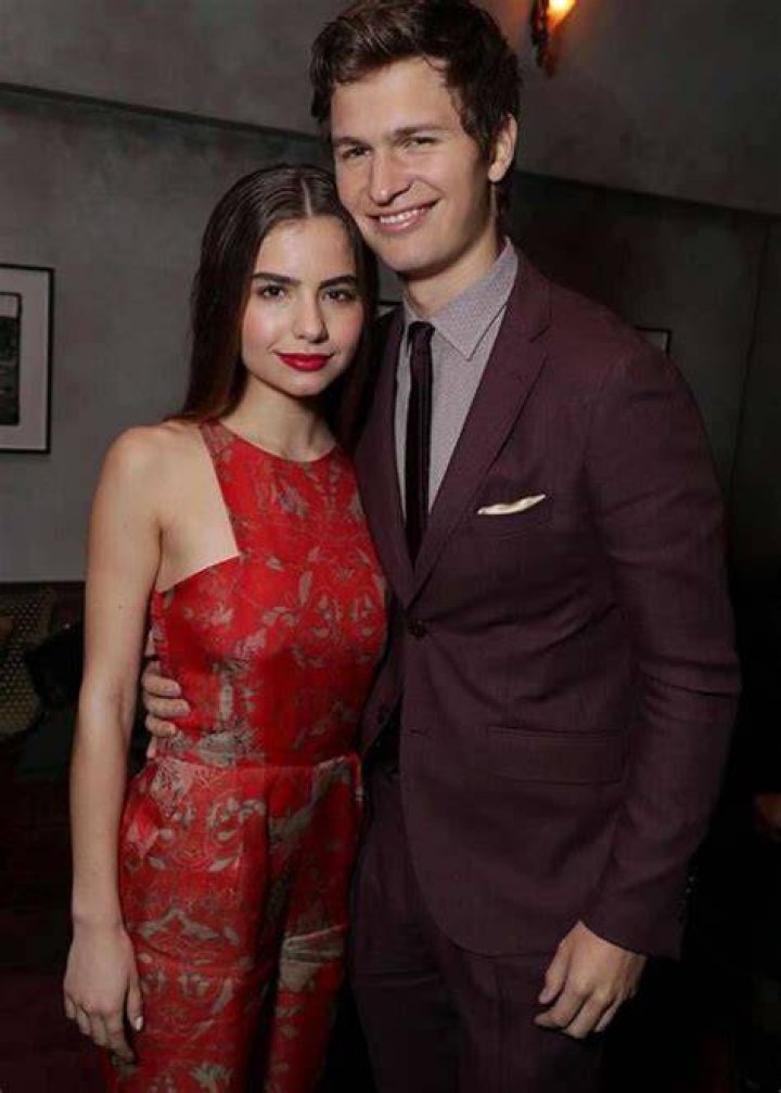 Komyshan with her boyfriend Ansel Elgort