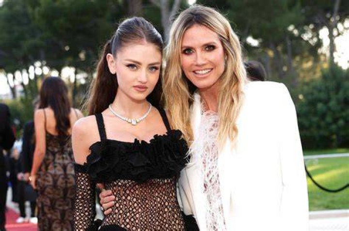 Leni Klum with her best friend Ayva Magna
