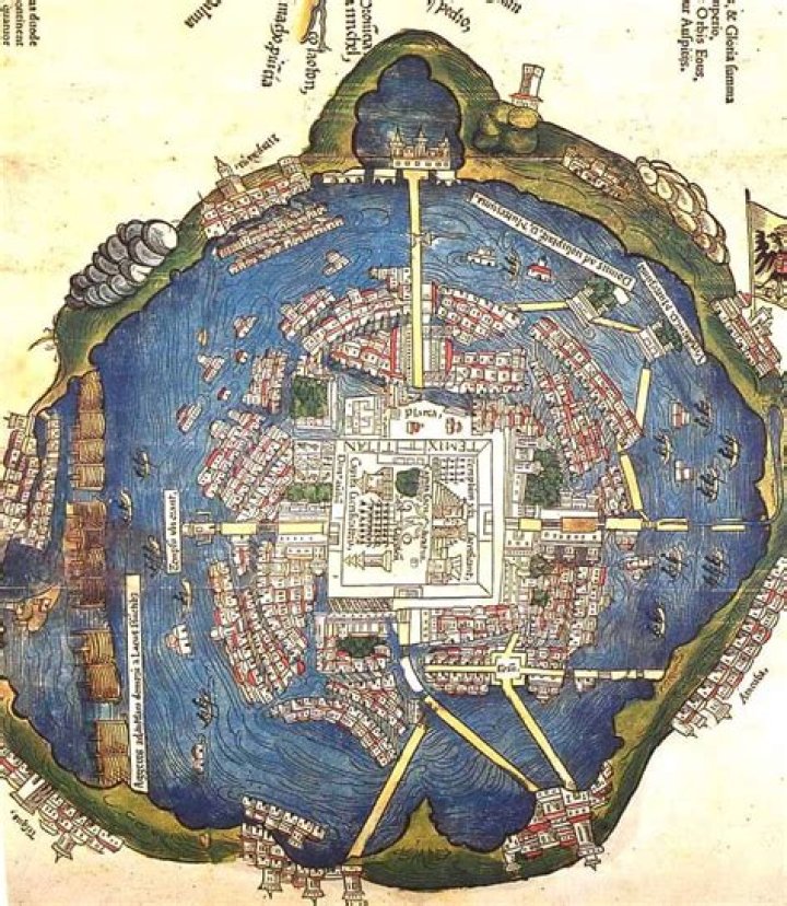 Map Of Tenochtitlan