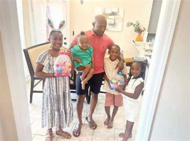 Martell with his kids
