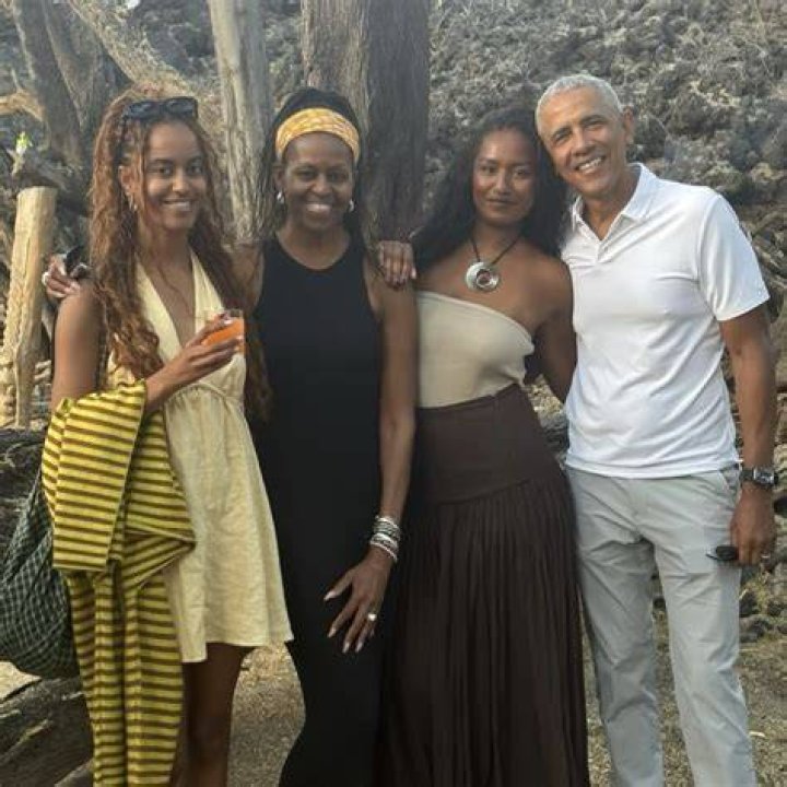 Michelle Alexandra with her parents