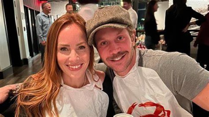 Mina Starsiak with her husband