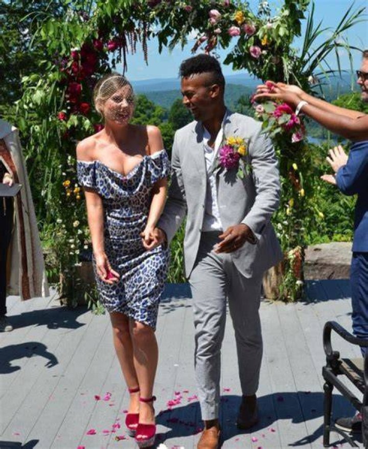 MJ Delaney and her husband