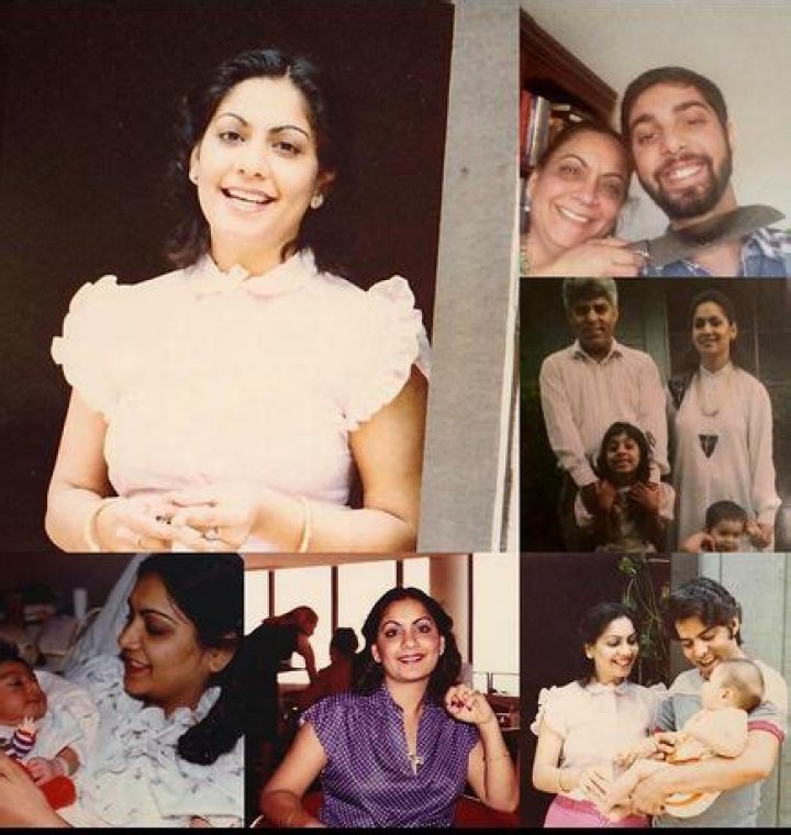 Neel Nanda with his mother