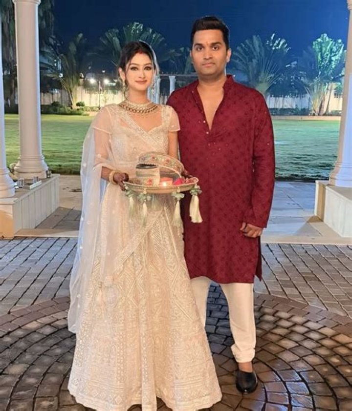 Nikita Jasmine with her husband Ant Poole