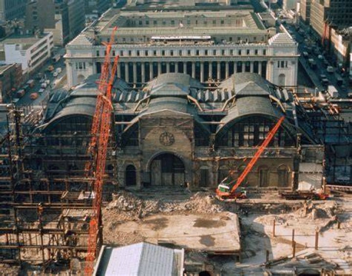 Penn Station Demolition From Inside
