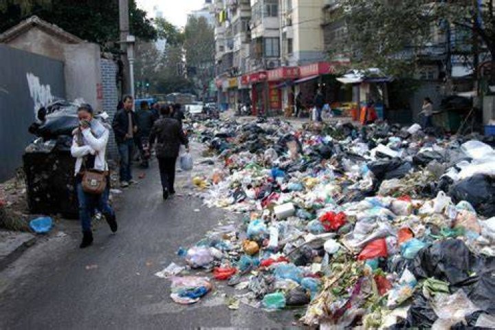 Photos of Littering In China