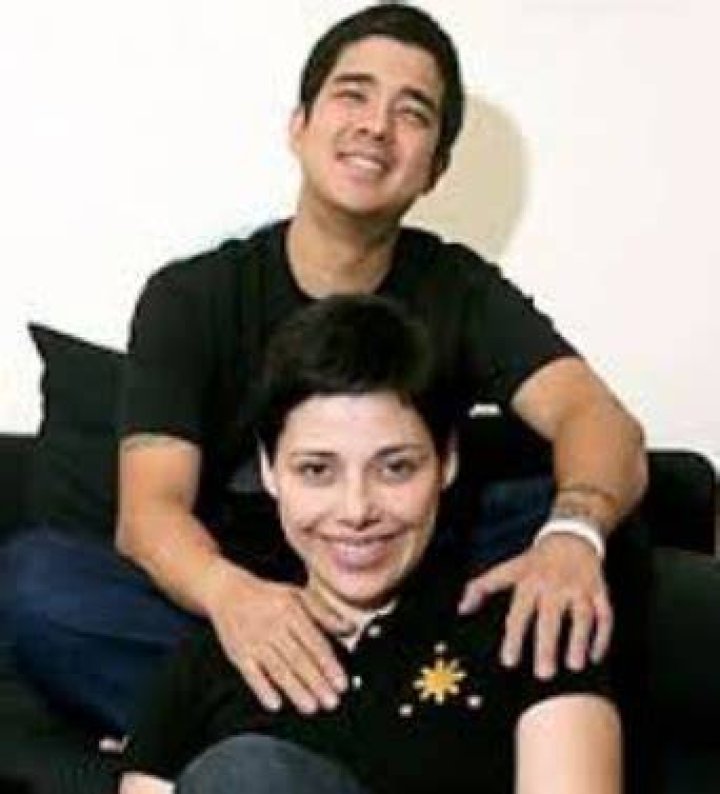 Pia Arroyo with Francis Magalona
