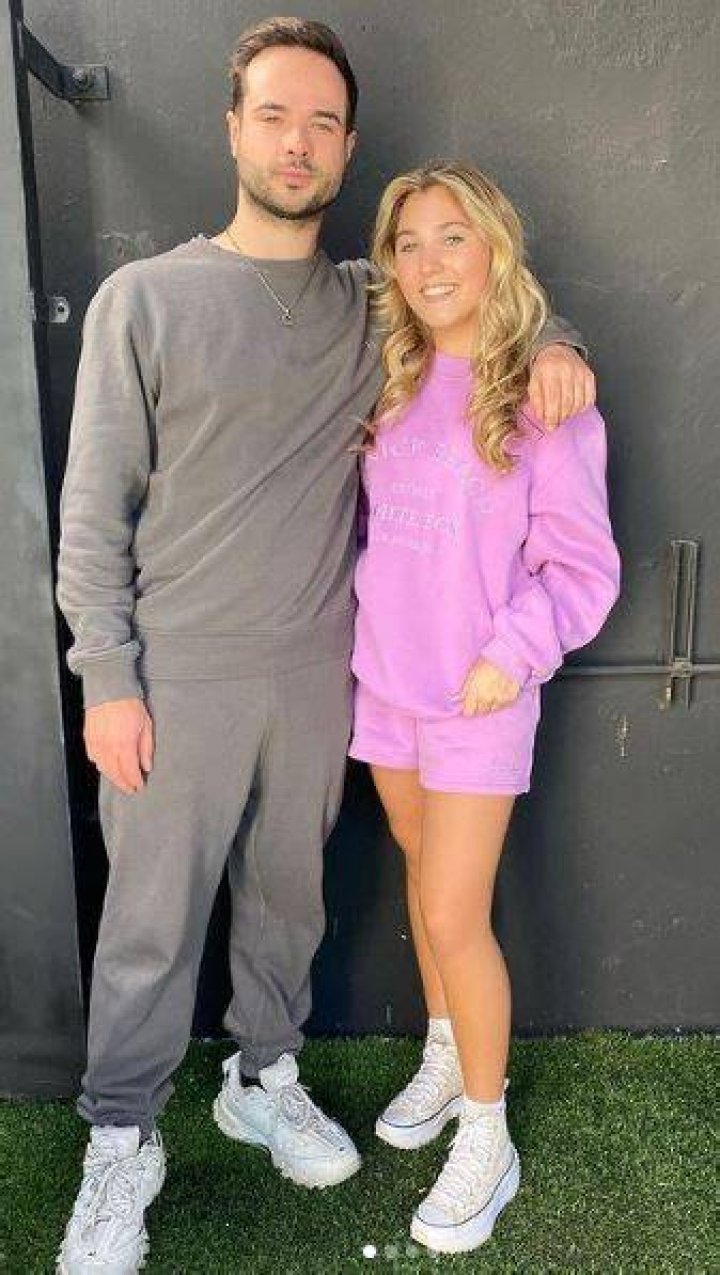 Rosie McClelland with her friend
