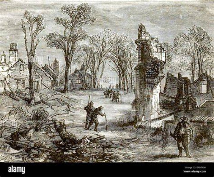 Ruins Of Jamestown During Bacon's Rebellion