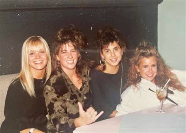 Saginor with her friends