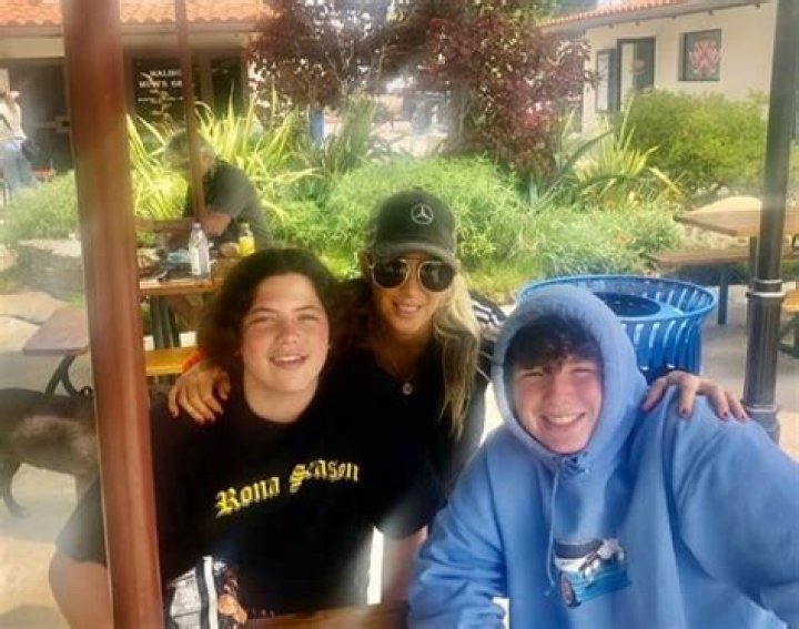 Saginor with her nephews