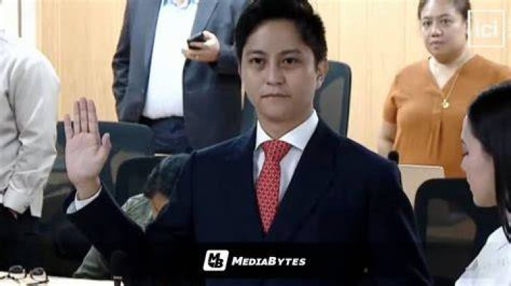 Sandro Marcos announced that he is going to run as Ilocos Norte representative in 2022