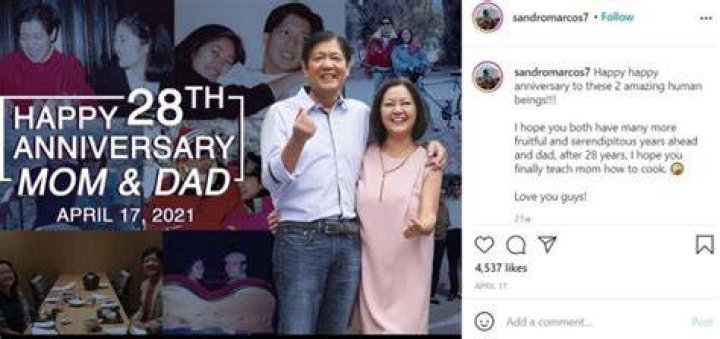 Sandro Marcos mother Louise Cacho Araneta