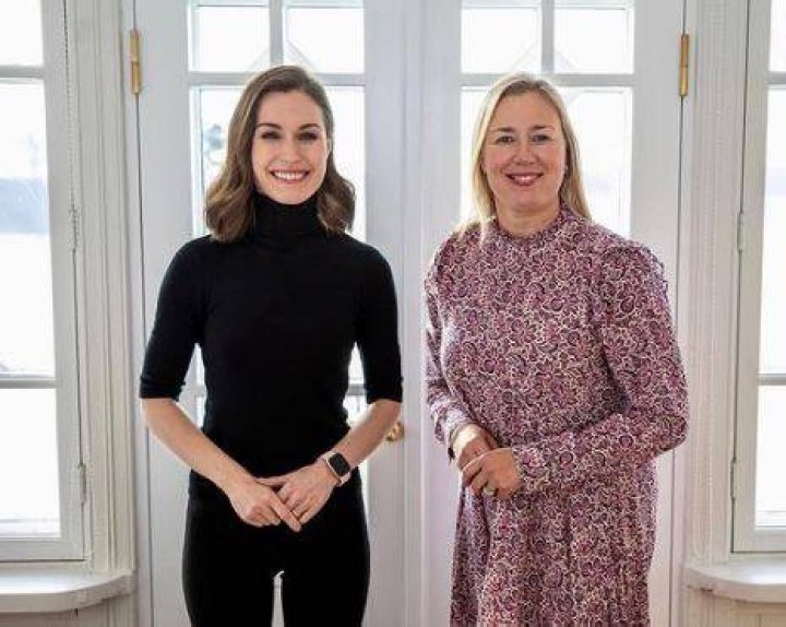 Sanna Mirella Marin with Commissioner Jutta Urpilainen