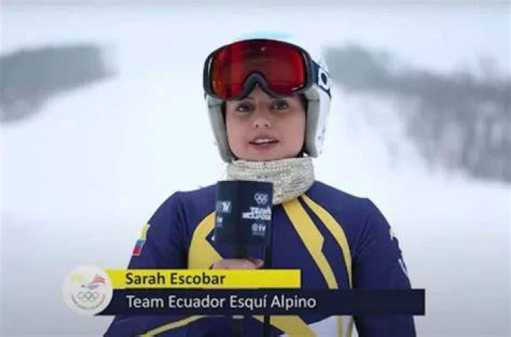 Sarah Escobar is a skiier
