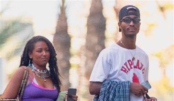 Sasha with her boyfriend