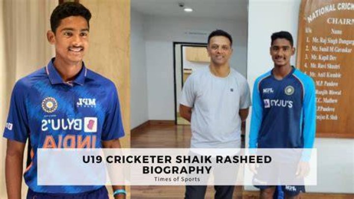 Shaik Rasheed won U19 World Cup 2022