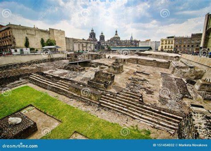Templo Mayor In Mexico City Today