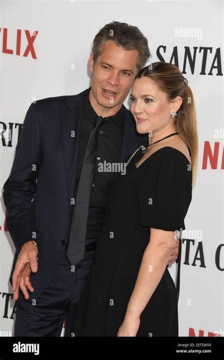 Timothy Olyphant and Drew Barrymore attend Netflix's 'Santa Clarita Diet' Season 3 Premiere at Hollywood Post 43 on March 28, 2019 in Los Angeles, California.