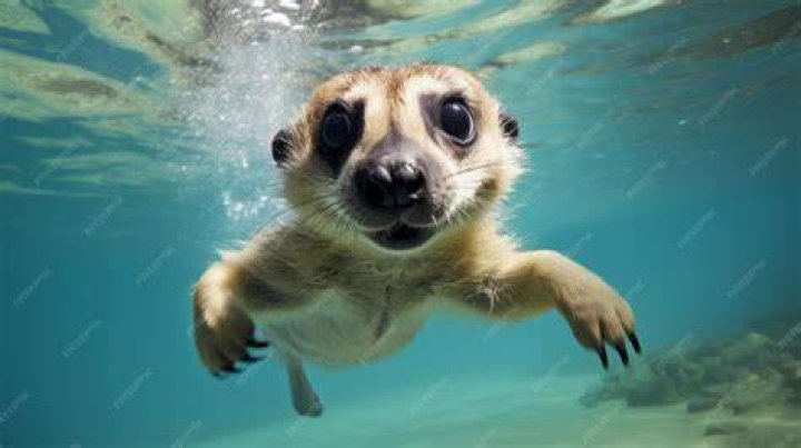 underwater animal photography feeding ball