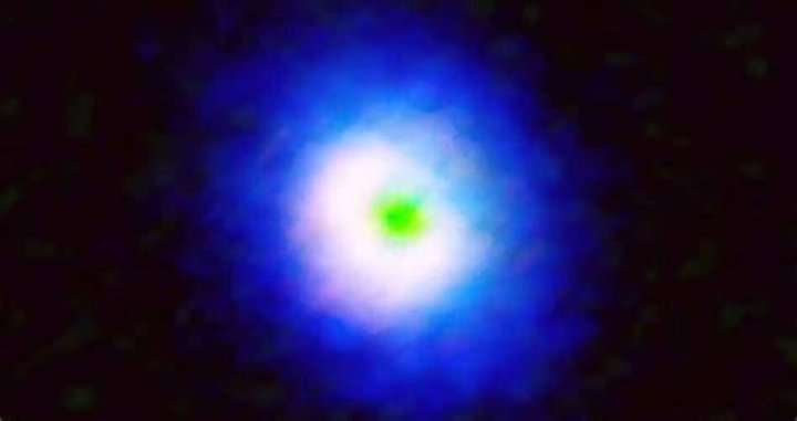 Water Molecules Found Circling Distant Star V883 Orionis