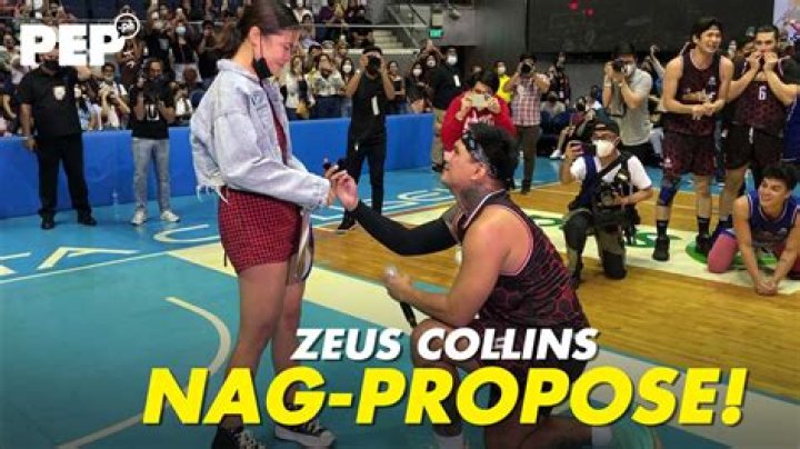 Zeus Collins with his girlfriend